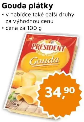 Můjobchod Gouda plátky nabídka