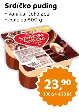 Můjobchod Srdíčko puding nabídka