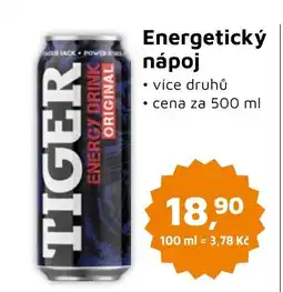 Můjobchod Energetický nápoj nabídka