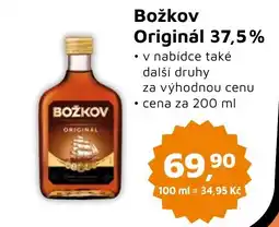 Můjobchod Božkov originál 37,5% nabídka