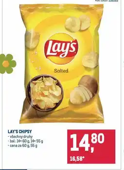 Makro Lay´s chipsy nabídka