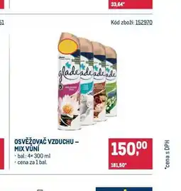 Makro Glade osvěžovač vzduchu nabídka