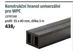 Bauhaus Konstrukční hranol univerzální pro WPC nabídka