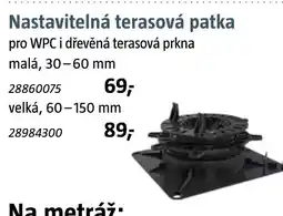 Bauhaus Nastavitelná terasová patka nabídka