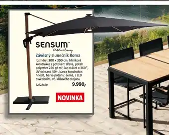 Bauhaus Závěsný slunečník Roma nabídka
