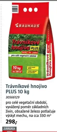 Bauhaus Trávníkové hnojivo PLUS nabídka