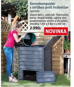 Bauhaus Termokompostér s mřížkou proti hrabošům nabídka