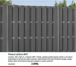 Bauhaus Plotová zástěna WPC nabídka