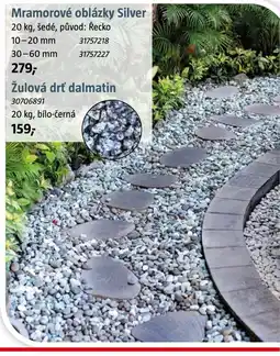 Bauhaus Mramorové oblázky Silver nabídka