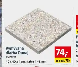 Bauhaus Vymývaná dlažba Dunaj nabídka