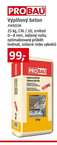 Bauhaus PROBAU Výplňový beton nabídka