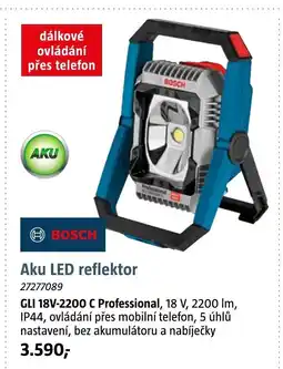 Bauhaus Aku LED reflektor GLI 18V-2200 C Professional nabídka