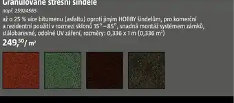 Bauhaus Granulované střešní šindele nabídka