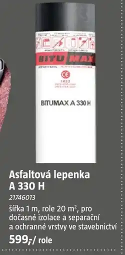 Bauhaus Asfaltová lepenka nabídka