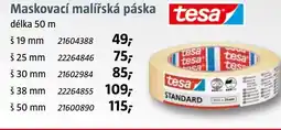 Bauhaus Maskovací malířská páska tesay nabídka