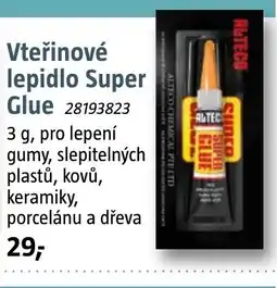 Bauhaus Vteřinové lepidlo Super Glue nabídka