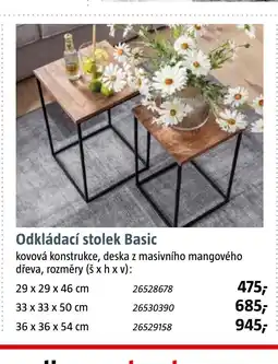 Bauhaus Odkládací stolek Basic nabídka