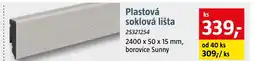 Bauhaus Plastová soklová lišta nabídka