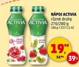 Penny Market NÁPOJ ACTIVIA různé druhy, 270/280 g nabídka