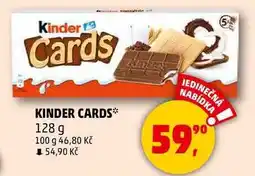 Penny Market KINDER CARDS, 128 g nabídka