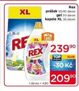 TOP drogerie Rex prášek 50/45 dávek nabídka