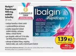 Dr. Max Ibalgin® Rapidcaps nabídka