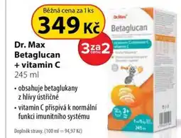 Dr. Max Dr. Max Betaglucan + vitamin C nabídka