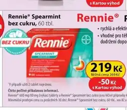 Dr. Max Rennie Spearmint bez cukru, 60 tbl. nabídka