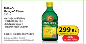Dr. Max Möller's Omega-3 Citron nabídka
