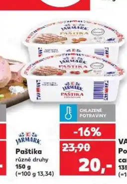 Kaufland JARMARK Paštika nabídka
