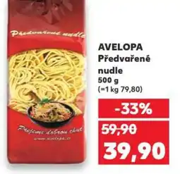Kaufland AVELOPA Předvařené nudle nabídka