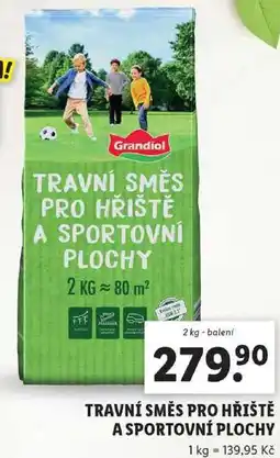 Lidl TRAVNÍ SMĚS PRO HŘIŠTĚ A SPORTOVNÍ PLOCHY, 2 kg nabídka