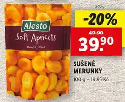 Lidl SUŠENÉ MERUŇKY, 200 g nabídka