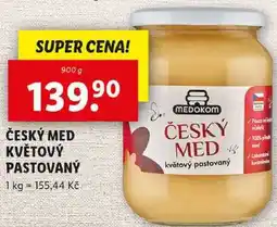 Lidl ČESKÝ MED KVĚTOVÝ PASTOVANÝ, 900 g nabídka