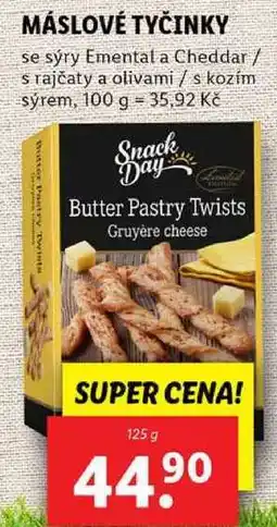 Lidl MÁSLOVÉ TYČINKY, 125 g nabídka
