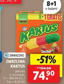 Lidl ZMRZLINA KAKTUS, 9x 45 ml nabídka