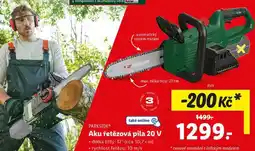 Lidl Aku řetězová pila 20 V nabídka