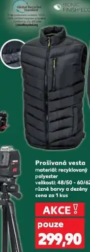 Kaufland Prošívaná vesta nabídka