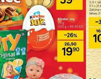 Tesco Kinder joy nabídka