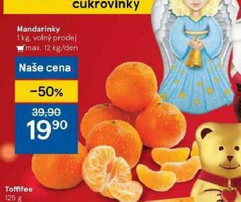 Tesco Mandarinky nabídka