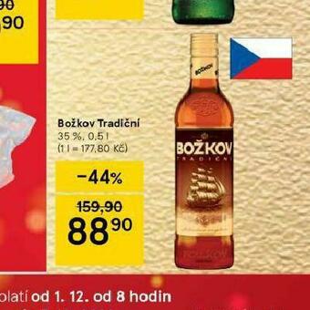 Tesco Božkov tradiční nabídka