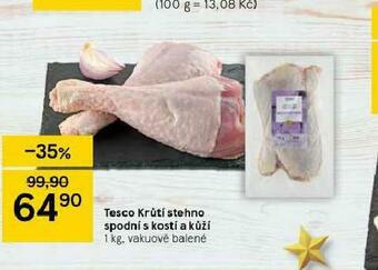 Tesco Krůtí stehno spodní s kostí a kůží nabídka