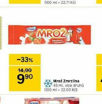 Tesco Mrož zmrzlina nabídka