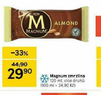 Tesco Magnum zmrzlina nabídka