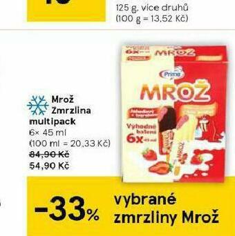 Tesco Mrož zmrzlina multipack nabídka