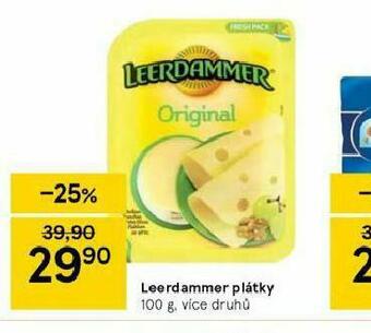 Tesco Leerdammer plátky nabídka