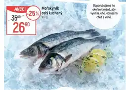Globus Mořský vlk celý kuchaný nabídka