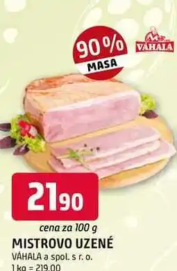 Trefa MISTROVO UZENÉ VÁHALA 100g nabídka