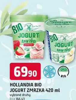 Trefa HOLLANDIA BIO JOGURT ZMRZKA 420 ml nabídka