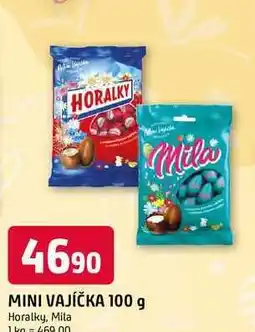 Trefa MINI VAJÍČKA 100 g Horalky, Mila nabídka